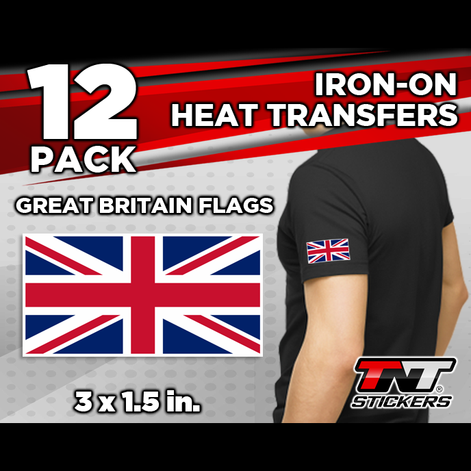 Great Britain Flags Heat Transfers
