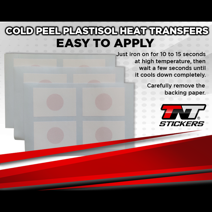 Japan Flags Heat Transfers