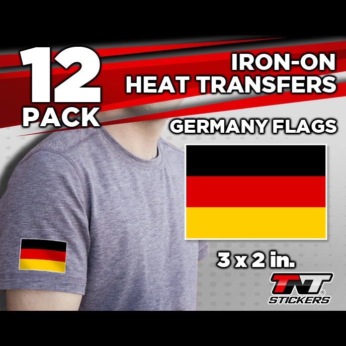 Germany Flags Heat Transfers