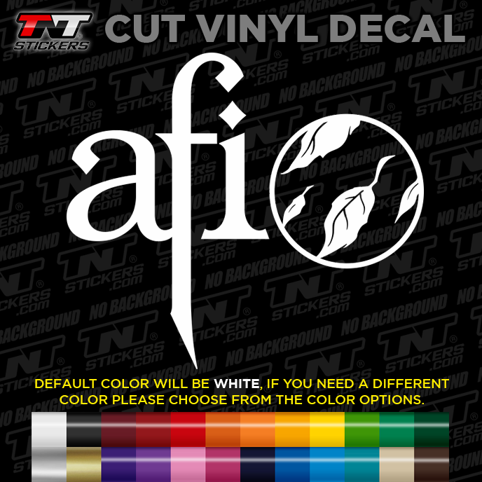 AFI Sing the Sorrow Logo Cut Vinyl Decal Sticker – TNT stickers