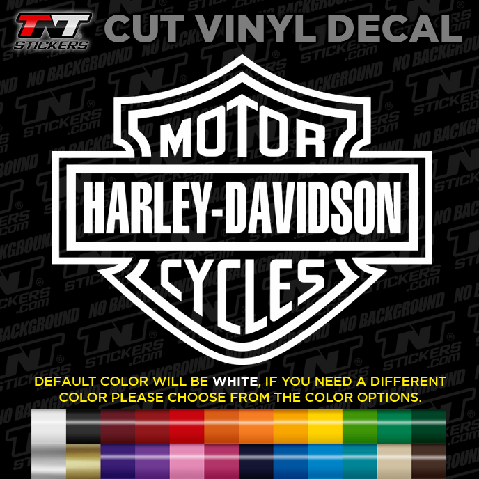Harley-Davidson Logo Cut Vinyl Decal Sticker