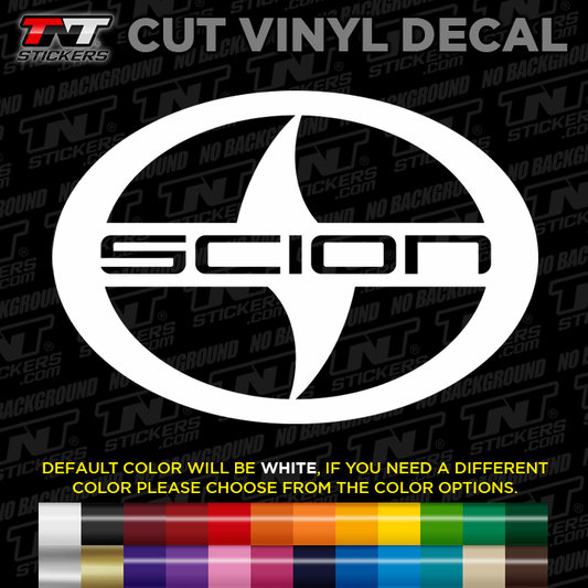 Scion Logo Cut Vinyl Decal Sticker