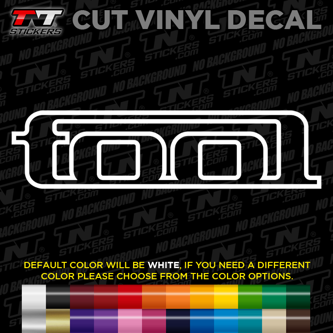 TOOL Band Outline Logo Cut Vinyl Decal Sticker