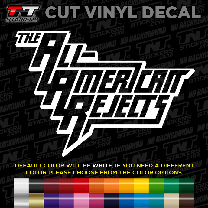 The All-American Rejects Logo Cut Vinyl Decal Sticker