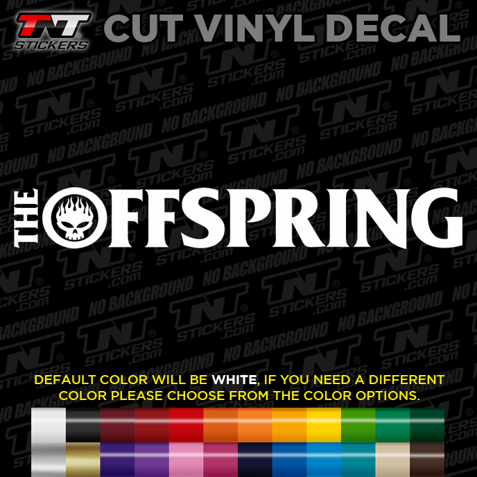 The Offspring Logo Cut Vinyl Decal Sticker – TNT stickers